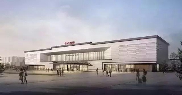 阿米纳彩涂板应用-昌赣线吉水西站