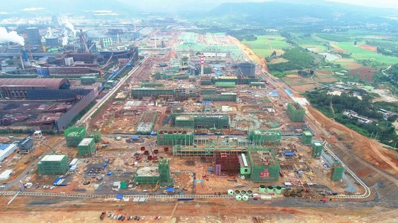阿米纳氟碳彩涂板应用于昆钢新区建设工程